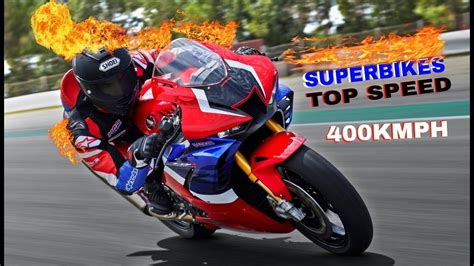 It is featured with titanium connecting rods which supports its compactness and rigid structure. Fastest Superbikes Top Speed 400KMPH 2021 - YouTube