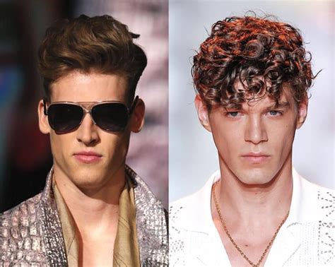 One Trend Two Ways How To Style Curly Hair For Men