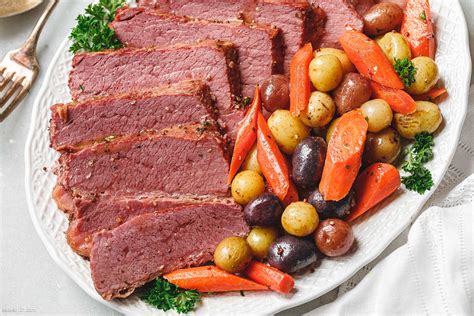 Honey Garlic Slow Cooker Corned Beef Recipe Crockpot Corned Beef