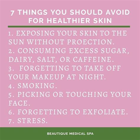 The Skin Sins To Avoid For Healthy Beautiful Skin Beautique