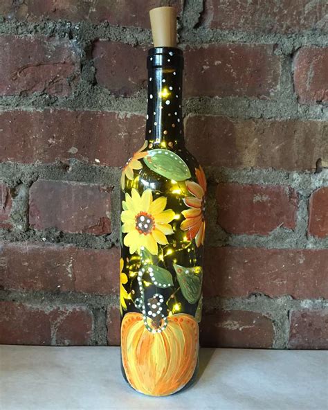 Fall Wine Bottle With Lights Sat Aug 17 2pm At La Vista Fall Wine
