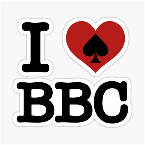 I Love Bbc Sticker For Sale By Epictshirt Redbubble