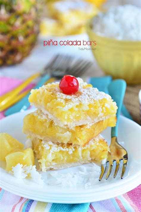 Drink up with the best piña coladas in nyc, from classic takes on the form to spicy newfangled renditions. PIÑA COLADA DESSERT BARS | Recipe | Easy desserts, Dessert ...