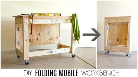 Before we build, let's discuss a couple details about the size of this workbench. DIY Folding Mobile Workbench - YouTube