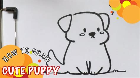 How To Draw Cute Puppy Youtube