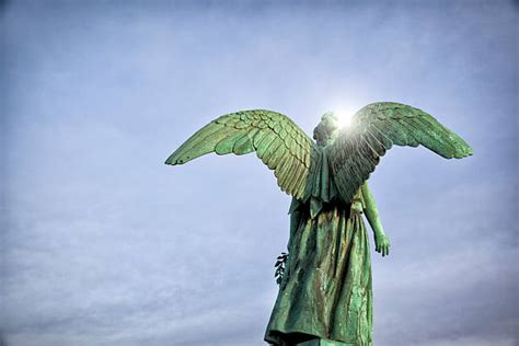 10 Winged Angel Gravestone Back View Stock Photos Pictures And Royalty