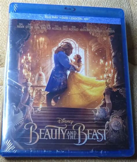 Disney Beauty And The Beast Blu Raydvd Digital Copy New Sealed 9