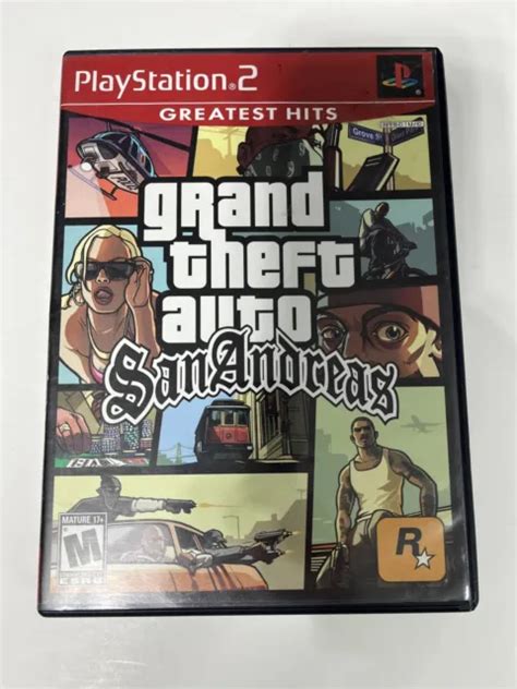 Grand Theft Auto San Andreas Gta Complete Playstation 2 Ps2 Game Cib