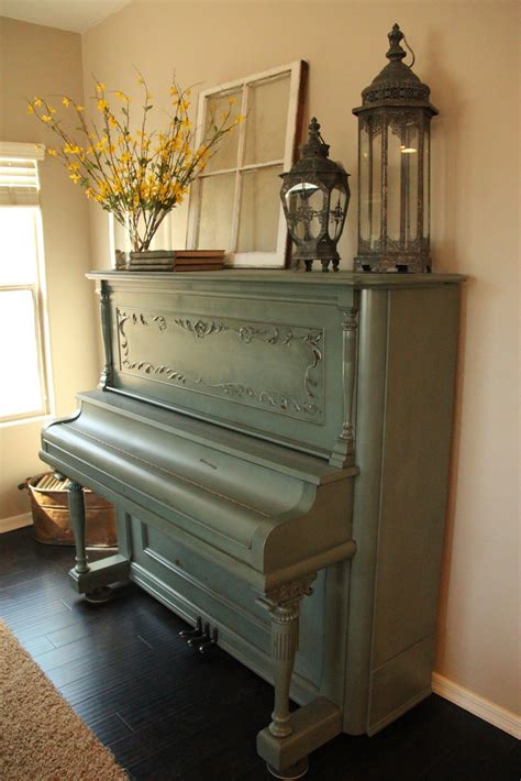 A Fresh Take On A Classic Painted Distressed Piano