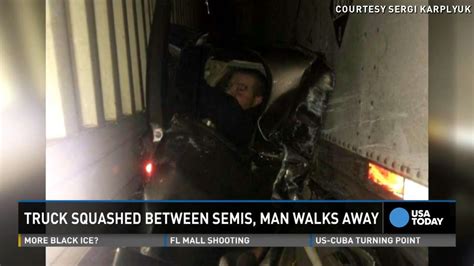 Man Pinned Between Semi Trucks On Oregon Highway