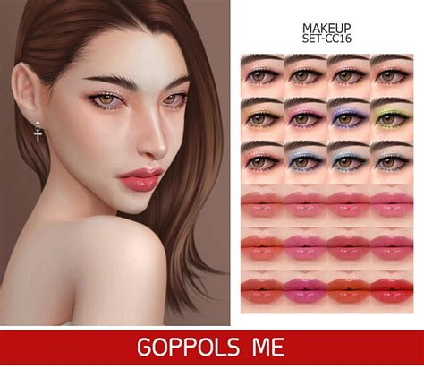 Gpme Gold Makeup Set Cc16 The Sims 4 Catalog