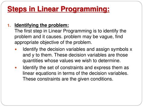 Ppt Linear Programming Powerpoint Presentation Free Download Id713017