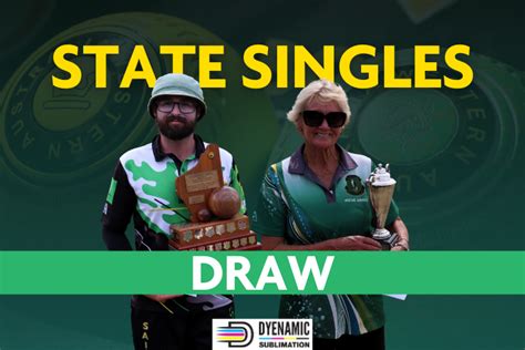 State Singles Draw Released Bowls Wa