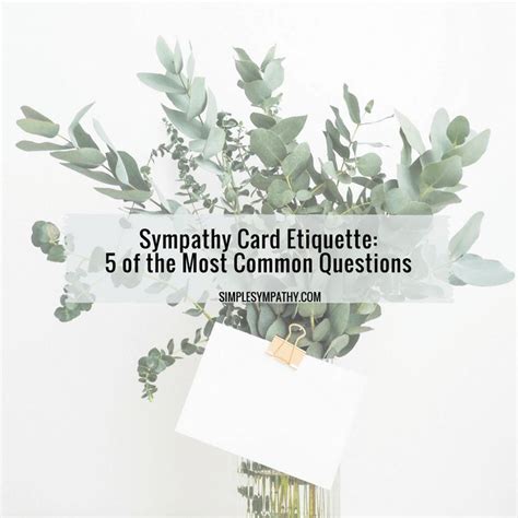 Maybe you would like to learn more about one of these? 5 Sympathy Card Etiquette Tips | Sympathy cards, Words for sympathy card, Funeral messages