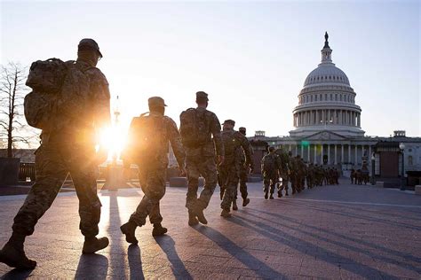 National Guard Capitol National Guard Troops Sleep On Capitol Floor