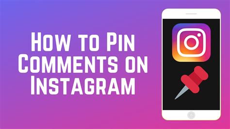 How To Pin Comments On Instagram Youtube