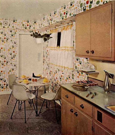 Browse examples from our portfolio. Atomic cabinet pulls modernize a 60s birch kitchen - Retro ...