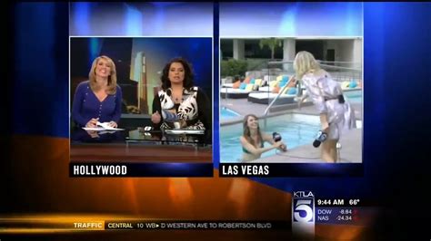 REPORTER NAKED In The Pool YouTube