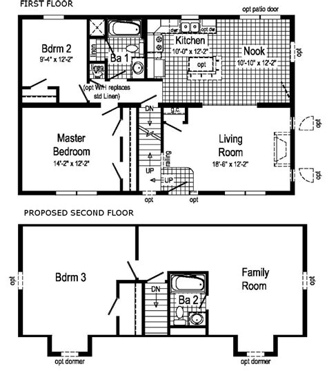 Floor Plan Cape Cod Modular Home Plans