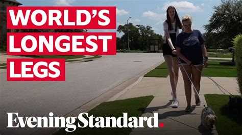 US Teenager Breaks World Record For Longest Female Legs YouTube