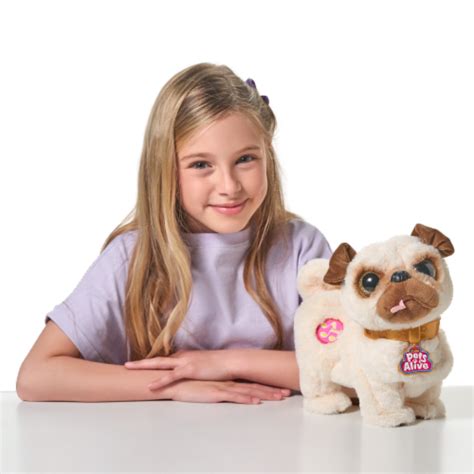 Zuru Pets Alive™ Poppy Booty Shakin Pug Plush Toy 1 Ct Food 4 Less