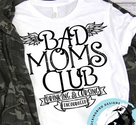 Digital Bad Moms Club Svg Mom Svg Drinking Svg Cool Mom Etsy Bad Moms Club Bad Moms Moms Club