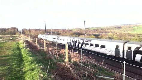 James Bond 007 Skyfall Train Through Durham April 2013 East Coast Class 91 And Dvt 1 Youtube