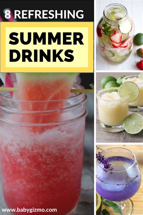 8 Refreshing Drinks For Hot Summer Days Summer Drinks Healthy Summer