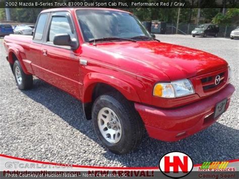 Performance Red 2002 Mazda B Series Truck B3000 Dual Sport Cab Plus