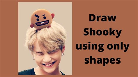 Draw Bts Sugas Bt21 Character Using Only Shapes Vector