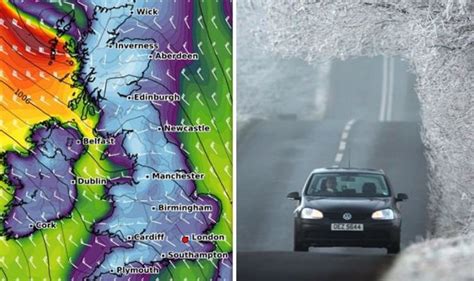 Uk Weather Forecast Met Office Latest Update Britons Braced For Snow Ice And Cold Weather