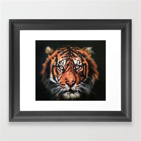 Tiger Framed Art Print By Melalabart Framed Art Prints Framed Art