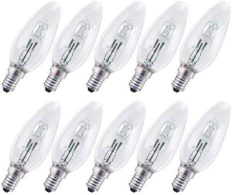 10x OSRAM Classic Eco Superstar 46W 60W Dimmable Candle SES E14