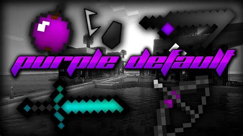 Minecraft Pvp Texture Pack Chill Purple Default Pack Youtube
