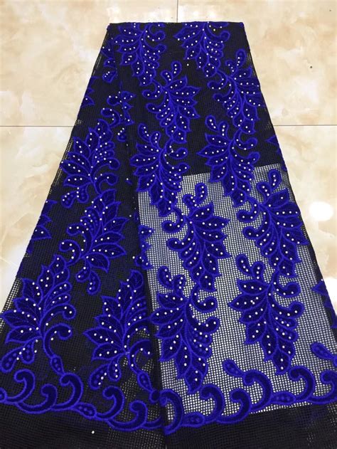Latest Velvet French Nigerian Laces Fabric High Quality Tulle African With Laces Fabric Wedding