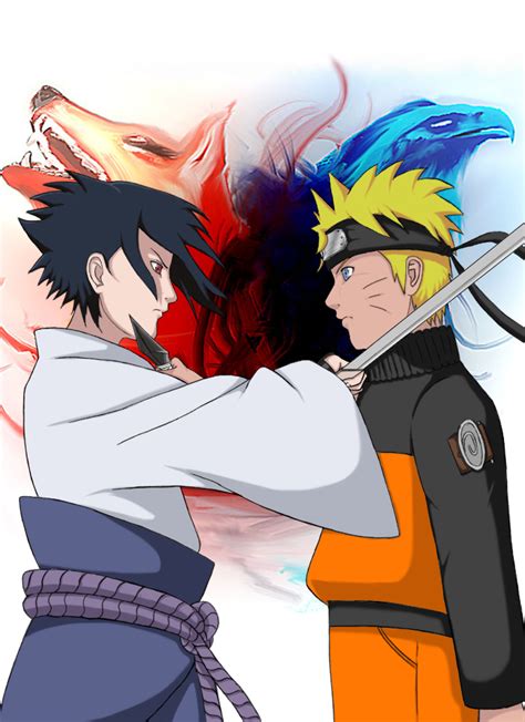Sasuke Vs Naruto By Wvlima On Deviantart
