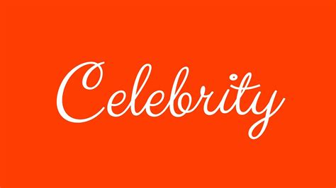 Learn How To Sign The Name Celebrity Stylishly In Cursive Writing Youtube