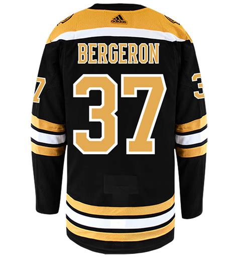 6 (6 stanley cups) playoff record: Patrice Bergeron Boston Bruins Adidas Authentic Home NHL Hockey Jersey