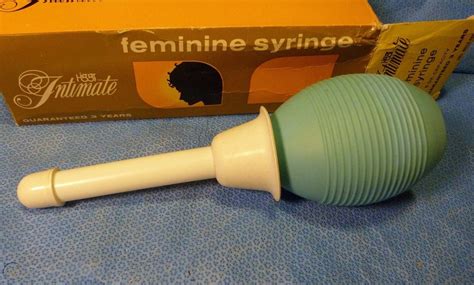 Vintage Enema Douche Bulb Syringe Higgs Intimate Feminine Syringe