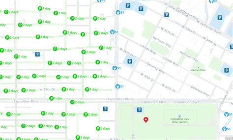 2023 Map Of Free Parking In Los Angeles Spotangels