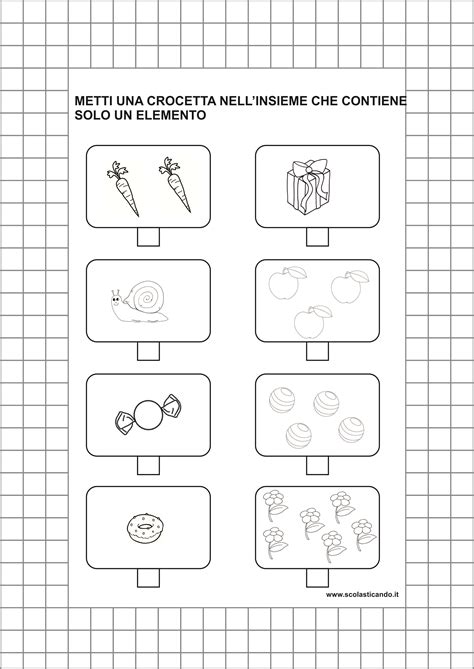 Scheda Matematica Prima Elementare