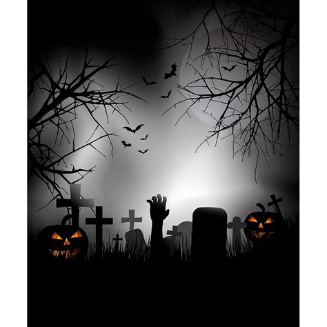 The Night Before Halloween Printed Backdrop Backdrop Express