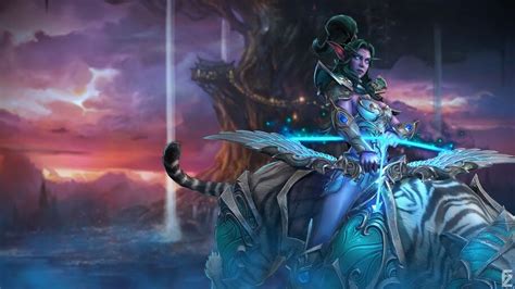 World Of Warcraft Tyrande Whisperwind Night Elf 4k 51324 Wallpaper