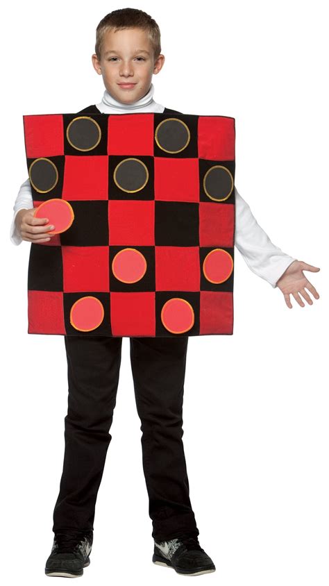 Checker Board Child Costume Halloween Costumes For Kids Game