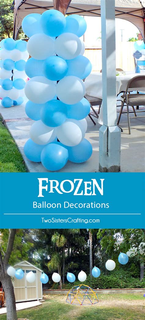 Disney Frozen Balloon Decorations Two Sisters