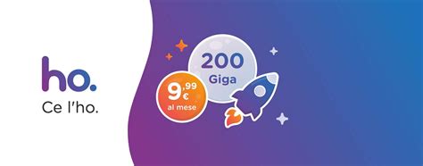 Ho Promo Bomba Con 200 Giga In 4g A 999€