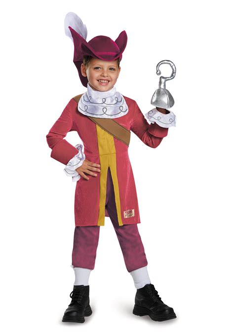 A fearsome, vengeful pirate captain. Toddler Deluxe Captain Hook Costume