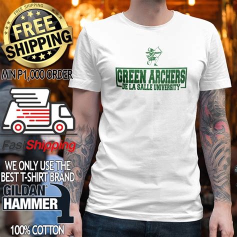 Dlsu De La Salle University Green Archers T Shirt Shirt Tshirt Tee