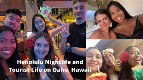 Honolulu Nightlife And Tourist Life On Oahu Hawaii Youtube