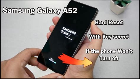 Samsung Galaxy A52 How Hard Reset Removing Pin Password Fingerprint